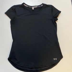 UNDER ARMOUR Black Running T-Shirt